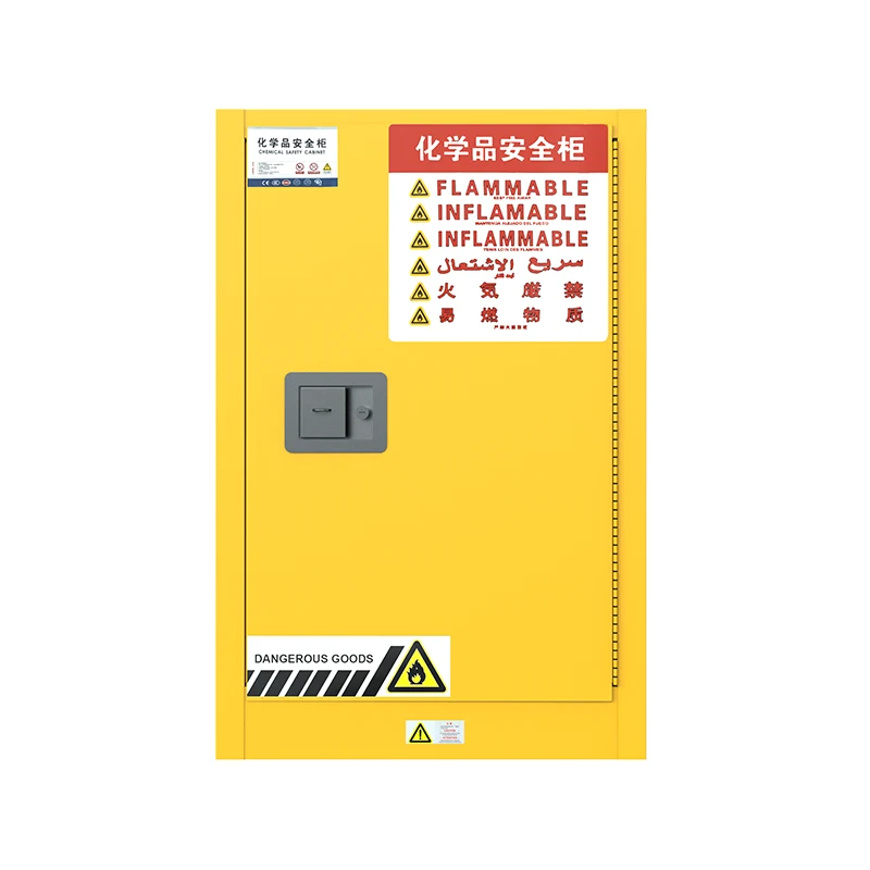 12 gallon alışan maye və kimyəvi maddələrin təhlükəsizliyi üçün saxlama şkafı