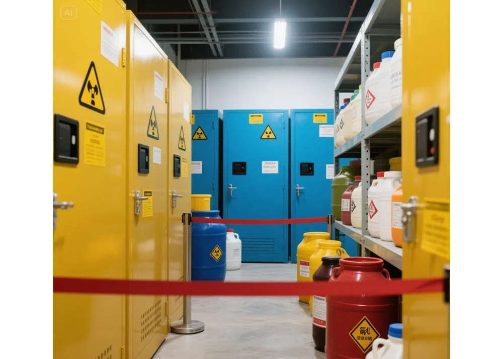 Kimyəvi Təhlükəsizlik: Təhlükəsiz Saxlama Təcrübələri ilə İş Yerinizdə Təhlükələrin Qarşısının Alınması