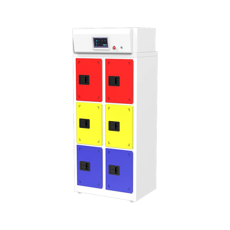 Six-door Gas-purifying Zoned Chemical Storage Cabinet