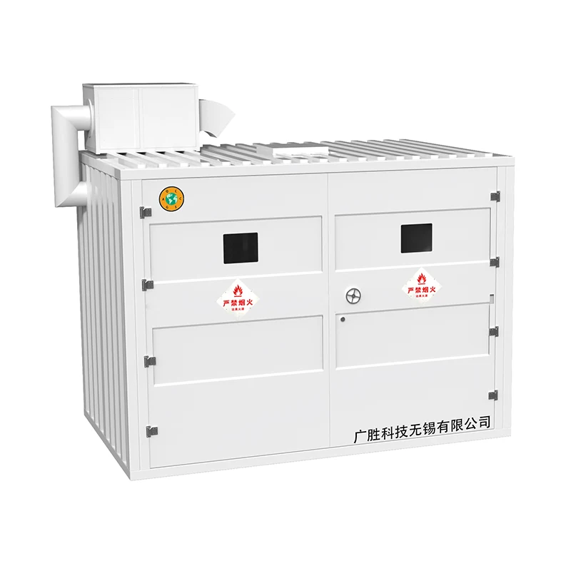 Rəf tipli açıq havada partlayışa davamlı saxlama qabı anbarı